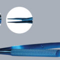 MICRO-porte-aiguilles-BARRAQUER-titane-mors-droits-diama